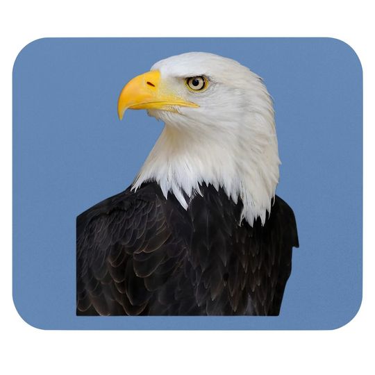 Bald Eagle Mouse Pad Bald Eagle Bird Face Mouse Pad
