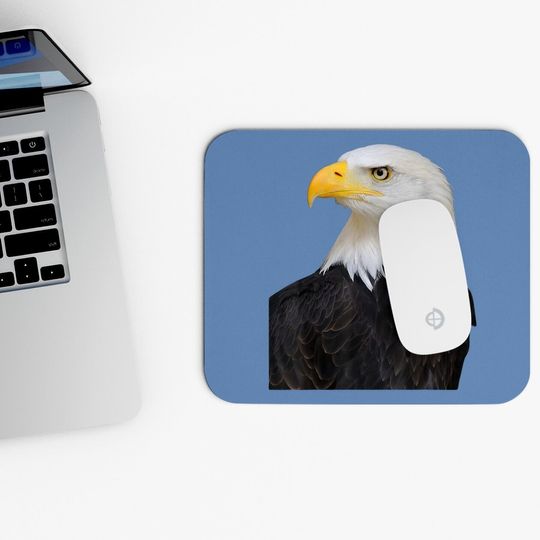 Bald Eagle Mouse Pad Bald Eagle Bird Face Mouse Pad