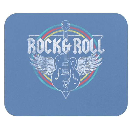 Rock & Roll Guitar Wings Music Mouse Pad