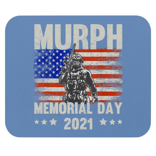 Memorial Day Murph Mouse Pad Us Military Mouse Pad