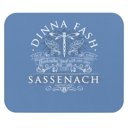 Discover Outlander Sassenach Dragonfly Mouse Pad