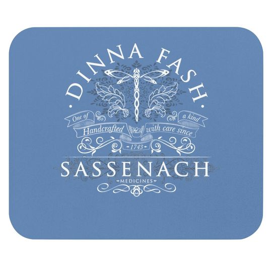 Outlander Sassenach Dragonfly Mouse Pad