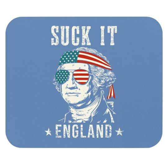 Suck It England George Washington Mouse Pad