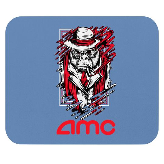 Discover A-m-c - To The Moon Short Squeeze Apes Mouse Pad Mouse Pad