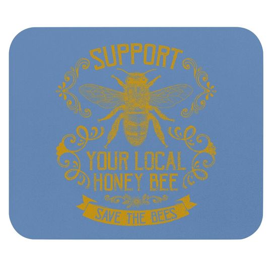 Honey Bee Bee Keeper Design Mouse Pad