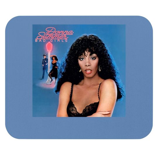 Virgiebsmith Donna Summer Bad Girls Round Neck Mouse Pad Sports Short Sleeve Mouse Pad