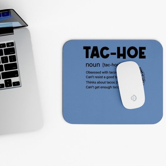 Tac-hoe Taco Lover Pun Mouse Pad