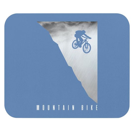 Mountain Bike Downhill Mtb Biking Vintage Biker Gift Mouse Pad