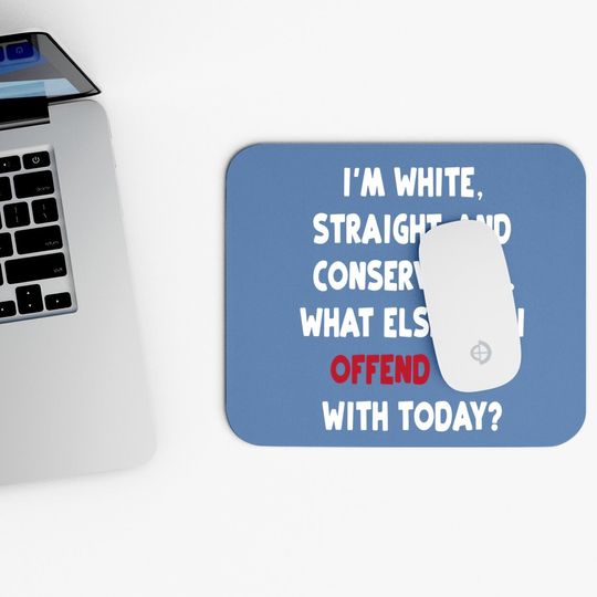 White Privilege Offends Mouse Pad