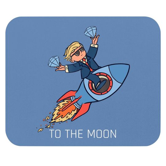 Diamond Hands To The Moon Mouse Pad