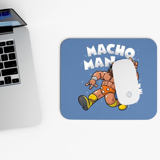 Macho Man Randy Savage Bill Main Graphic Mouse Pad