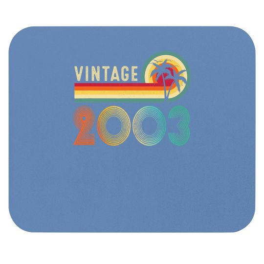 Vintage 2003 18th Birthday Mouse Pad