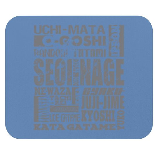 The A-z Of Black Belt Judo Mouse Pad