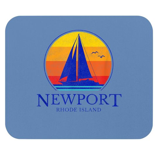 Vintage Newport Rhode Island Sailing Mouse Pad