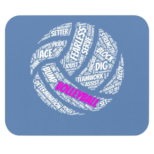 Volleyball Mouse Pad Sayings Mouse Pad