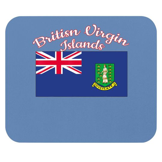 British Virgin Islands Flag Mouse Pad