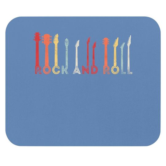 Rock And Roll Vintage Design Concert Band Mouse Pad