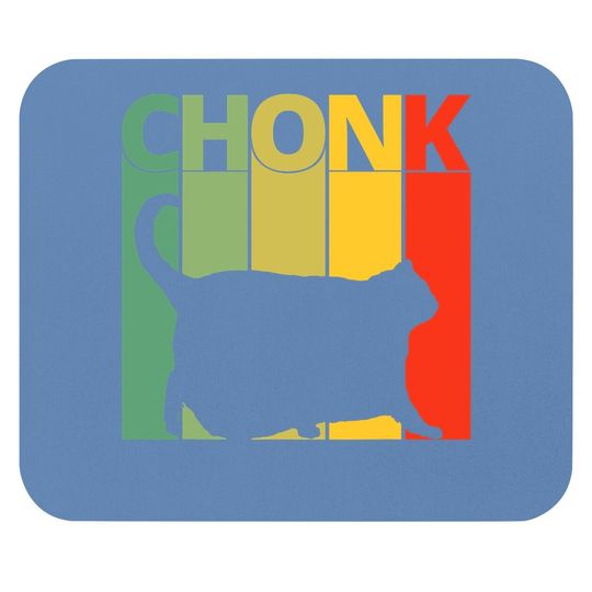 Chonk Cat Meme Mouse Pad | Funny Chonk Big Chungus Mouse Pad