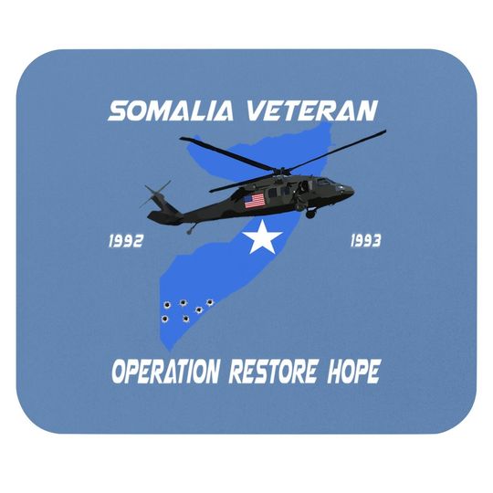 Somalia Veteran Operation Restore Hope  mouse Pad