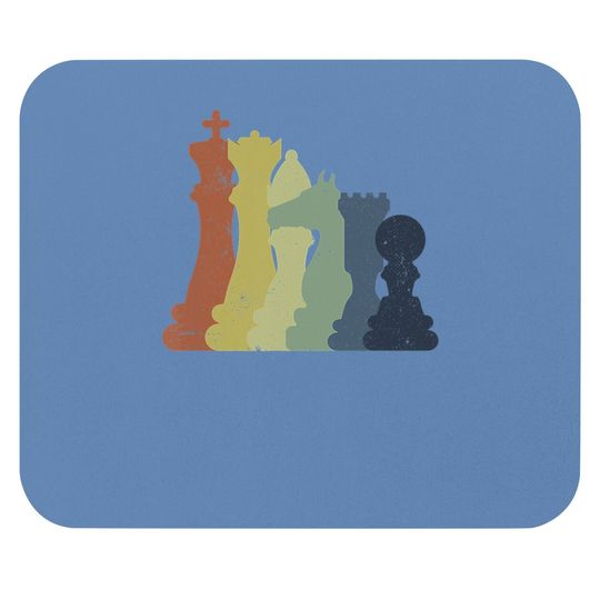 Retro Chess Chess Player Mouse Pad