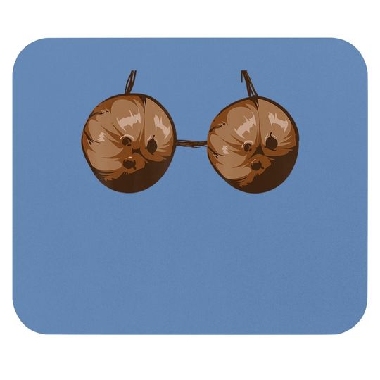 Summer Coconut Bra Halloween Costume Outfit Mouse Pad