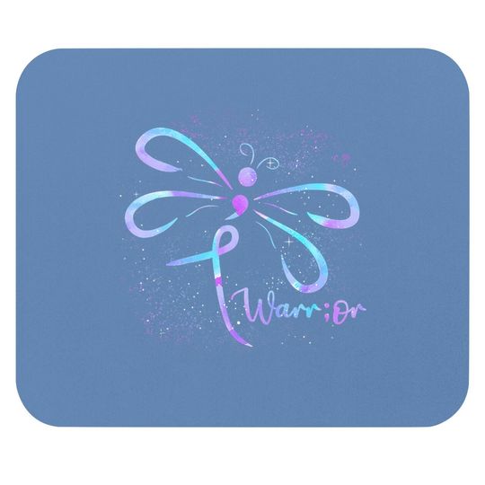 Suicide Prevention Awareness Dragonfly Semicolon Mouse Pad
