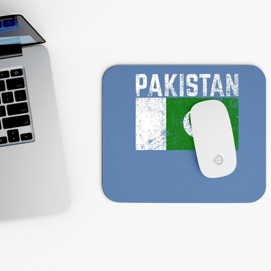 Pakistan Flag Vintage Mouse Pad