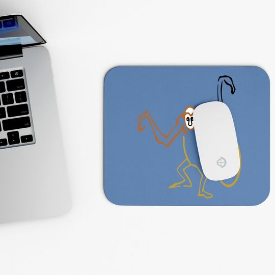 Crazy Monkey Mouse Pad