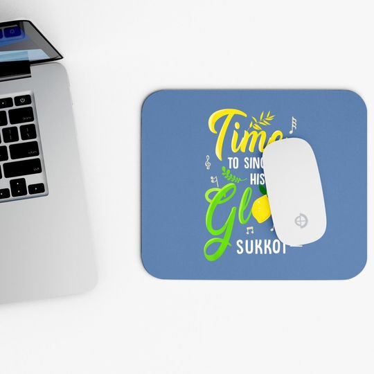 Feast Of Tabernacles With Lulav And Etrog Or Sukkot Mouse Pad