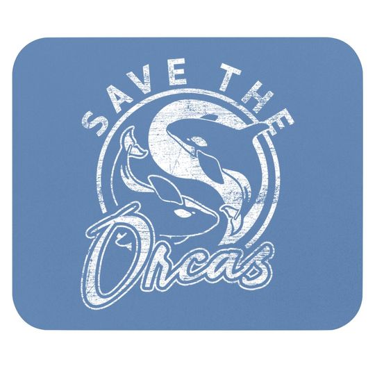Save The Orcas Mouse Pad