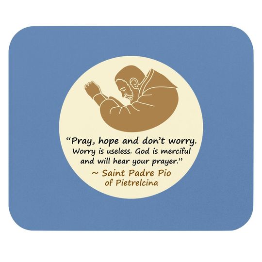 Saint Padre Pio Mouse Pad
