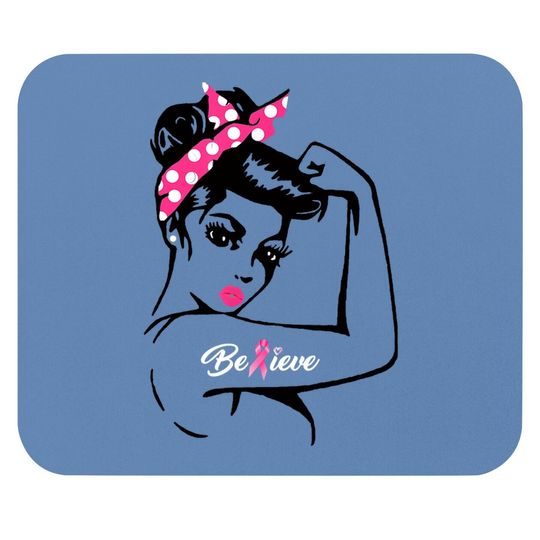 Breast Cancer Warrior Awareness Mouse Pad