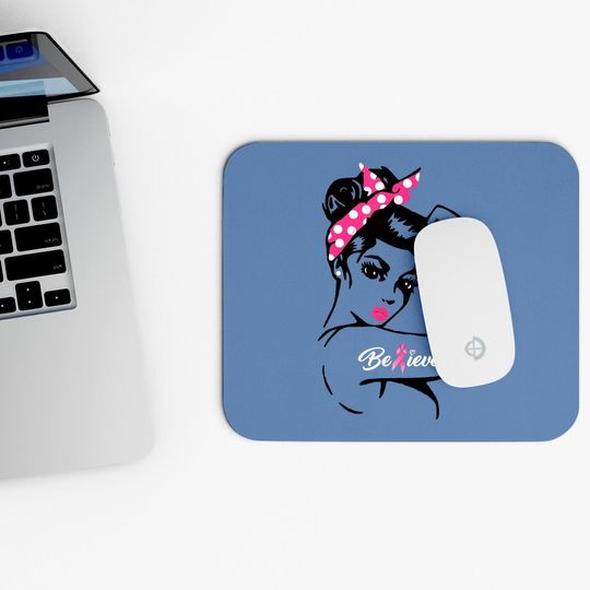 Breast Cancer Warrior Awareness Mouse Pad