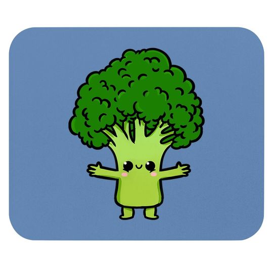 Kawaii Broccoli Mouse Pad