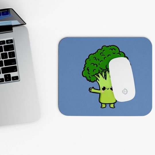 Kawaii Broccoli Mouse Pad