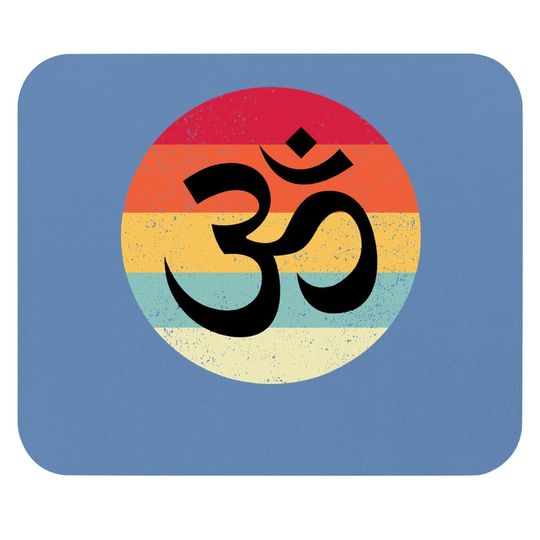Om Symbol Aum Ohm Hindu Zen Tantra Yoga Day Namaste Gift Mouse Pad