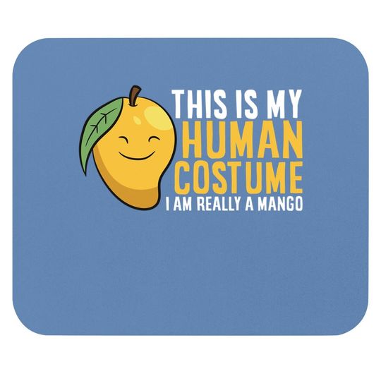 Mango Fruit Halloween Mango Mouse Pad