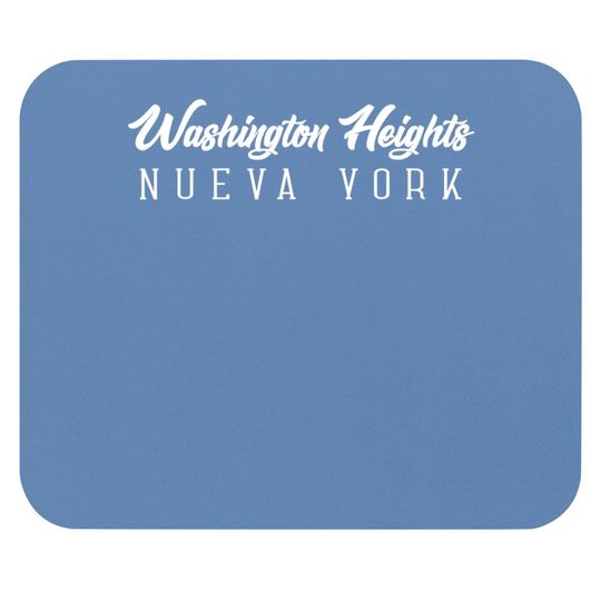 Washington Heights Nueva York New York Retro Style Mouse Pad