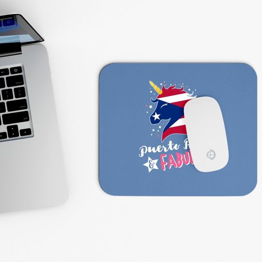 Puerto Rican Unicorn Flag Mouse Pad