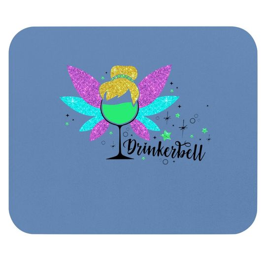 Disney Drinking Tinkerbell Drinkerbell Vacation Apparel Mouse Pad