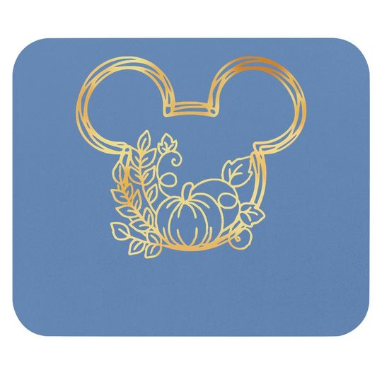 Fall Pumpkin Custom Mouse Pad Add Any Text Mouse Pad Mickey Mouse Pad For Autumn Halloween Partying Thanksgiving