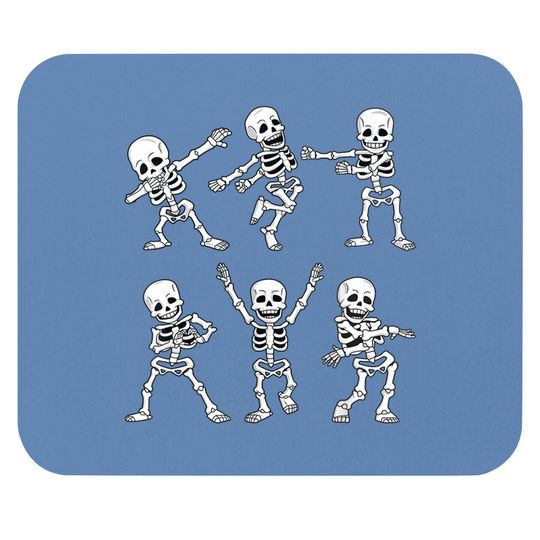 Dancing Skeletons Dance Challenge Mouse Pad