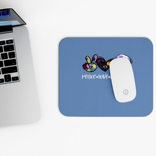Peace Love Night Mare Mouse Pad