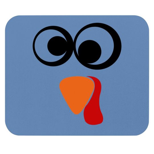 Cute Turkey Fall Thanksgiving Mouse Pad