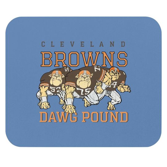 Dawg Pound Retro Cleveland Browns Mouse Pads