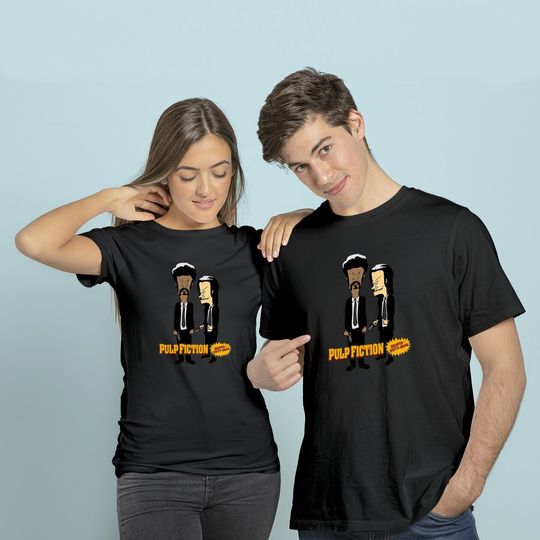 Pulp Fiction Beavis and Butthead Unisex Tshirt