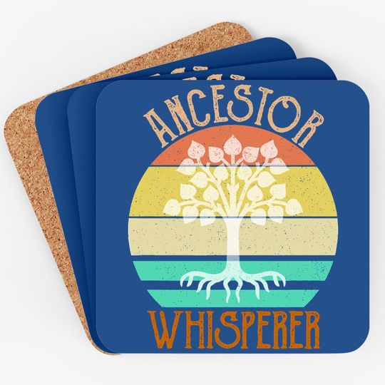 Ancestor Whisperer Genealogy Coaster