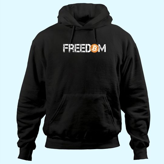 Discover Bitcoin is Freedom Hodl Crypto Currency Trading Hoodie
