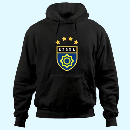 Discover Seoul Coat of Arms of Coat Hoodie