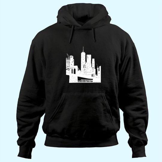 NYC Skyline  One World Trade Center Hoodie